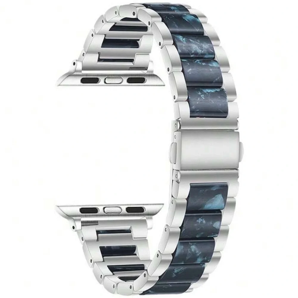 6 Apple Watch 42mm Bands + 2 Cases (S10 Compatible - 8 piece Set)